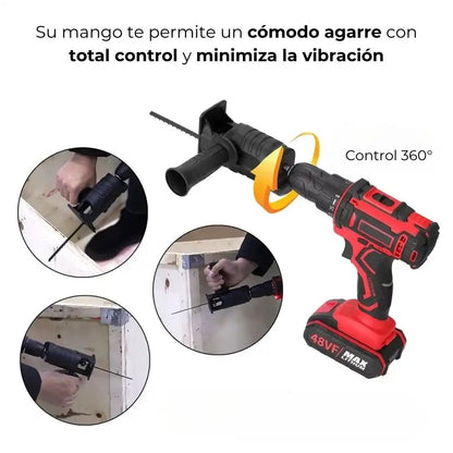 Adaptador De Sierra. Convierte tu taladro en una caladora profesional en segundos