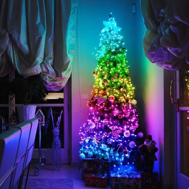 Luces Navideñas inteligentes con control  por App: 10 metros