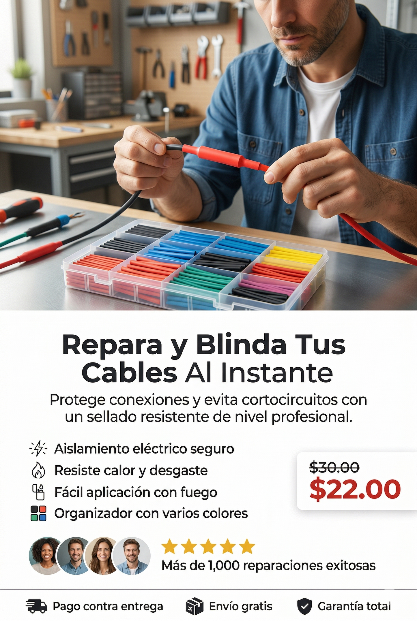 Termoencogible para cubrir cables