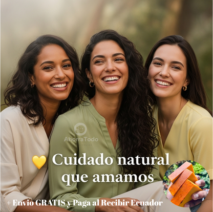 Pack x3 Jabón Aclarador con Cúrcuma y Ácido Kójico